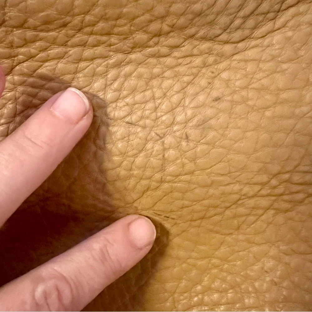 Coach 2006 Legacy Tan Thick Pebble Grain Leather Shoulder Hobo Bag Purse - Picture 15 of 17